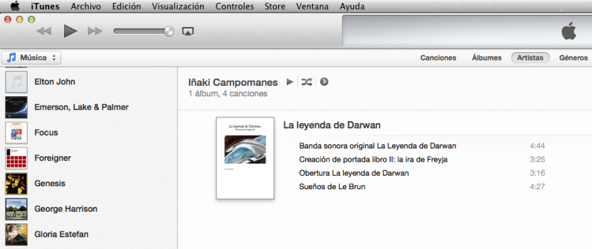 Música de La leyenda de Darwan