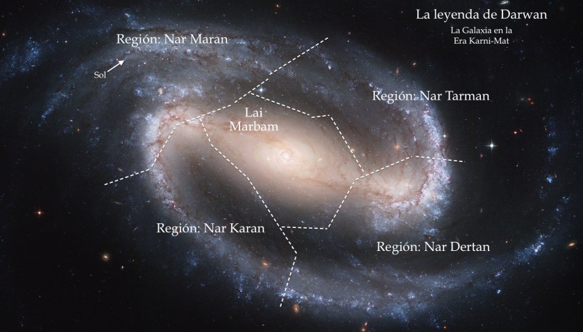 Mapa general de la Galaxia en la Era Karni-Mat.