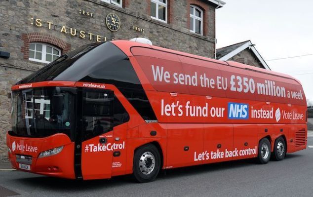 Vote Leave Bus Tour, Truro, Britain - 11 May 2016