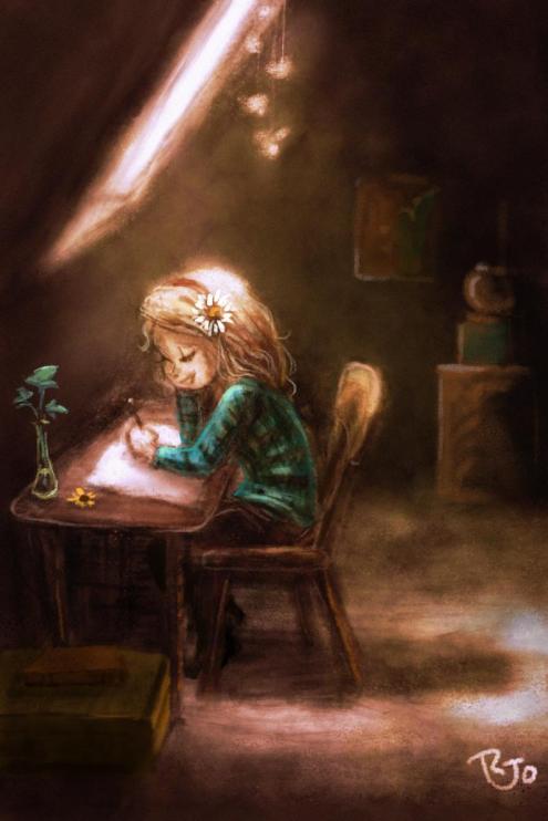 girl-writing